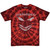 Disturbed Unisex T-Shirt: Scary Face (Red) (Wash Collection)