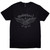 Motorhead Unisex T-Shirt: 50 Years Wings Badge (Black)