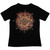Slipknot Ladies T-Shirt: Come Play Dying Back Print (Black) (Back Print)
