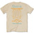 The Doors Unisex T-Shirt: 1968 Tour (Sand) (Back Print)