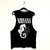 Nirvana Unisex Vest T-Shirt: Seahorse & Logo Mono (Black)