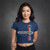 Oasis Ladies Crop Top: Knebworth '96 (Navy Blue)