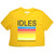 Idles Ladies Crop Top: Resistance (Yellow)