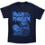 Iron Maiden Unisex T-Shirt: Est. 1975 Life After Death Stamp (Navy Blue)