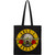 Guns N' Roses Cotton Tote Bag: Roses Logo Guns N' Roses Cotton Tote Bag: Roses Logo