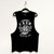 Johnny Cash Unisex Vest T-Shirt: Walk The Line Boots (Black)
