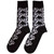Ghost Unisex Ankle Socks: Logo Pattern (Black) (UK Size 4 - 7)