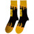 Pantera Unisex Ankle Socks: Flame (Black) (UK Size 4 - 7)