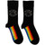 Pink Floyd Unisex Ankle Socks: Circle Logo (Black) (UK Size 4 - 7)