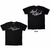 Amy Winehouse Unisex Embellished T-Shirt: Back To Black (Black) (Back Print)