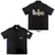 The Beatles Unisex Casual Shirt: Apple Logo / Walking (Black) (Back & Sleeve Print)