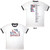 The Stone Roses Unisex Ringer T-Shirt: 2013 Tour Ringer (White) (Back Print)