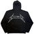 Metallica Unisex Pullover Hoodie: M Bolt (Black) (Back Print)