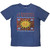 The Smashing Pumpkins Unisex Stone Wash T-Shirt: Sun Box (Denim Blue)