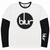 Blur Unisex 2 In 1 Layered Long Sleeve T-Shirt: Circle Logo (Black & White) (Sleeve Print)