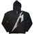Metallica Unisex Zipped Hoodie: Shrouded (Black) (Back print)