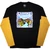 Creedence Clearwater Revival Unisex 2 In 1 Layered Long Sleeve T-Shirt: River (Black & Yellow)