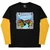 Creedence Clearwater Revival Unisex 2 In 1 Layered Long Sleeve T-Shirt: River (Black & Yellow)