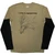 Type O Negative Unisex 2 In 1 Layered Long Sleeve T-Shirt: Tree (Black & Green) (Back Print)
