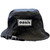 Oasis Unisex Bucket Hat: Decca Logo / Definitely Maybe Reversible (Black) (Ex-Tour)
