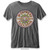 The Beatles Unisex Burnout T-Shirt: Sgt Pepper Drum (Charcoal Grey)