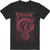 Bullet For My Valentine Unisex T-Shirt: Red Snake (Black)
