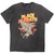 Black Sabbath Unisex Stone Wash T-Shirt: Henry Lightning (Charcoal Grey)