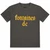 Fontaines D.C. Unisex Stone Wash T-Shirt: Gothic Logo Stone Wash (Charcoal Grey)