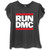 Run DMC Ladies T-Shirt: Logo (Black) (Skinny Fit)