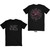 Sleep Token Unisex T-Shirt: Flamingo Circle (Black) (Back Print)