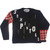 The Sex Pistols Unisex Jumper: Distressed Tartan Logo (Black) (Back Detail)