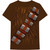Star Wars Unisex T-Shirt: Chewbacca Chest (Brown)