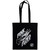 Pink Floyd Cotton Tote Bag: Robot Hands Wish You Were Here 50 (Black)