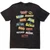 DC Comics Unisex Stone Wash T-Shirt: Batman Logo Through The Ages (Black)