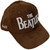The Beatles Unisex Baseball Cap: Drop T Logo & Apple Corduroy (Brown)