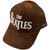 The Beatles Unisex Baseball Cap: Drop T Logo & Apple Corduroy (Brown)