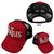 The Beatles Unisex Mesh Back Cap: Drop T Logo & Apple (Red & Black)