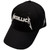 Metallica Unisex Baseball Cap: Text & M Logos (Black)