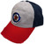 The Who Unisex Baseball Cap: Target Logo Tricolor (Grey, Navy Blue & Red)