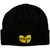 Wu-Tang Clan Unisex Beanie Hat: Logo (Black) (Back Print)