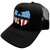 Wu-Tang Clan Unisex Mesh Back Cap: Star-Spangled Logo (Black)