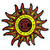 Alice In Chains Sticker: Sun Logo