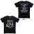 Nirvana Unisex Carbon T-Shirt: Nevermind Tracklist (Black) (Back Print)