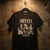 Nirvana Unisex Carbon T-Shirt: Nevermind Tracklist (Black) (Back Print)