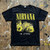 Nirvana Unisex Premium Carbon T-Shirt: In Utero Band Photo (Black)