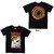 Nirvana Unisex Carbon T-Shirt: Nevermind Bath Tub (Black) (Back Print)