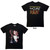 The Cure Unisex Carbon T-Shirt: Bloodflowers Tour '00 (Black) (Back Print)