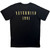 Nirvana Unisex Carbon T-Shirt: Nevermind '91 Hotel Photo (Black) (Back Print)