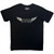 Nirvana Unisex Carbon T-Shirt: In Utero Tracklist (Black) (Back Print)