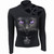 Spiral Ladies Pentagram Shoulder Top: Black Cat (Black)